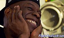 Stockinged Babe Wrestling And Pussylicking With Lezzie Friend 😈