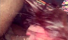 missr8 enjoys sucking on her favorite big black candy