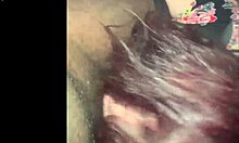 missr8 enjoys sucking on her favorite big black candy