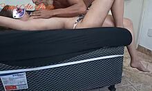 Ale Ninfa back with Rock Maiaa, pushing fisting limits while cuckold watches.