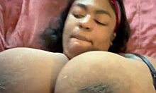 Home video of a big tits girlfriend getting creampied in HD