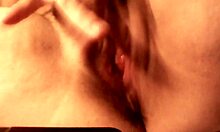 my latina girlfriend masturbates and squirts her pussy for me in solo play