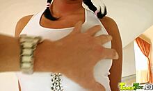 hey, teen's perky pussy getting rocked hard