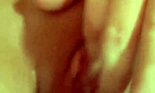 hot wife squirts solo at home