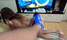 babe, deep suck that cock and footjob homemade