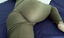 morena latina bends over her big ass in doggystyle for cock