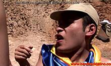 bareback latin amateur outdoor anal fuck