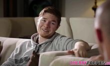 This cuckolding teen 18+ gets jizz in hardcore scene