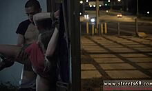 Teen in rough doggy bondage