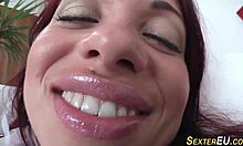 German Babe Toys Her Ass Close-Up With Natural Tits?