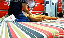 Room casting: Perla Rica gets full body massage