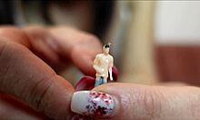 Shrinking a freeloader with huge fetish humiliation toes!