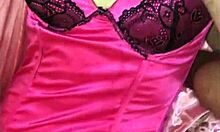 French amateur in lingerie with heels