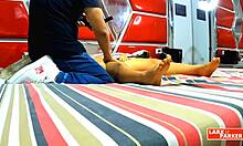 Room casting: Perla Rica gets full body massage