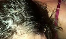 French amateur in lingerie with heels