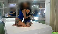 Did I grab the slut on all fours and cum in her pussy?