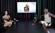 i'm measuring the hot brunette's ass size in sheer red lingerie, and it's driving me crazy with her naked beauty.