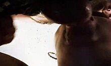 milf amateur gives deepthroat blowjob in close-up view