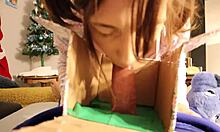 Stepdad GIVES Best Cum Gift to Stepdaughter She LOVES