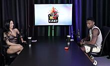 i'm measuring the hot brunette's ass size in sheer red lingerie, and it's driving me crazy with her naked beauty.