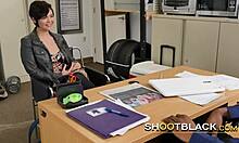 porn casting turns rough with a big fuck on the sofa