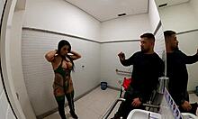 Cosplay Jade from Mortal Kombat Banging in Bathroom on Halloween! 🧙‍♀️