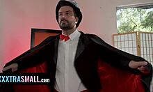 petite maria kazi in bunny outfit drilled hard