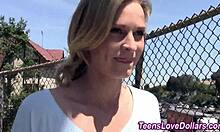 Teen Amateur Sucks Cock And Gets Facial In Public Park