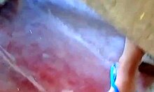 Hidden cam spies on colombian university student's legs under skirt