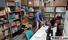 Busty Teen Caught Stealing