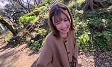 obedient maid enjoys raw dick fuck outdoors in bikini