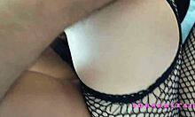 Latina Deepthroats Big Cock in Lingerie Before Bent Over Doggystyle