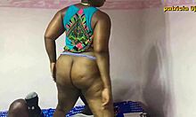 patricia shaking her big bbw ass for ebony bbc creampie