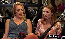 Babe Kate Quigley Learns Blowjob With Dildo Toys