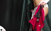 the maid gives me a special service with her ass