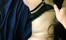 beautiful young girl gets perfect anal doggystyle and blowjob in amateur video