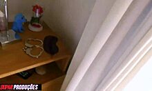 Loira rides hard and takes cum in mouth by Loupan