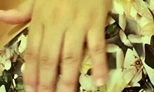 Young girl moaning during intense masturbation