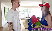 Cosplaying Teen 18+ Fucking And Giving Blowjob