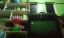 my stepmom sent a video of herself in dress without panties