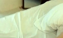 Latina babysitter dared to fuck at her house