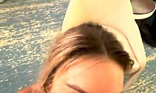 Horny whore Monika Fox does quick deepthroat and hard anal sex with bodybuilder tattoo choking