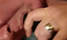 The BBW Wife Gives A Nylon-Clad Blowjob To Her Amateur Husband