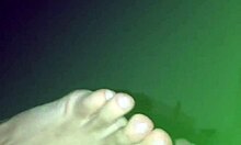 Wife's Beautiful Feet Arouse With Passionate Footjob