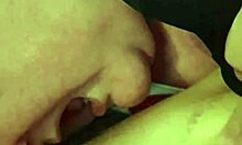 The BBW Wife Gives A Nylon-Clad Blowjob To Her Amateur Husband