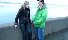 casual teen carolina hooks up for wild sex after random encounter