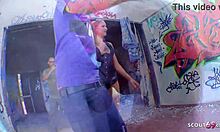 Spanish girl picked up for rough fuck and cumshot on way home.