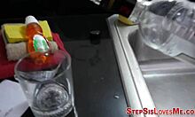 Pov stepteen in doggystyle position