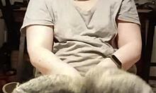 Amateur young 18+ homemade webcam shows dirty feet in bdsm femdom session