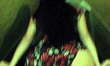 On Honeymoon, She Gets Fucked in Dress with Creampie